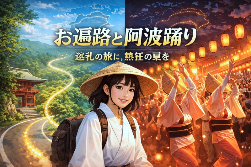 お遍路_阿波踊り